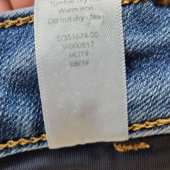 Athleta Sculptek Skinny Azure Wash Travel Hiking Jean #351674 size 14 - Picture 11 of 11